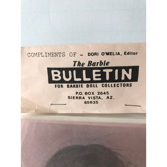 Vintage 1982 The Barbie Bulletin Notecards "For The Barbie Collectors" Dori - Picture 4 of 7